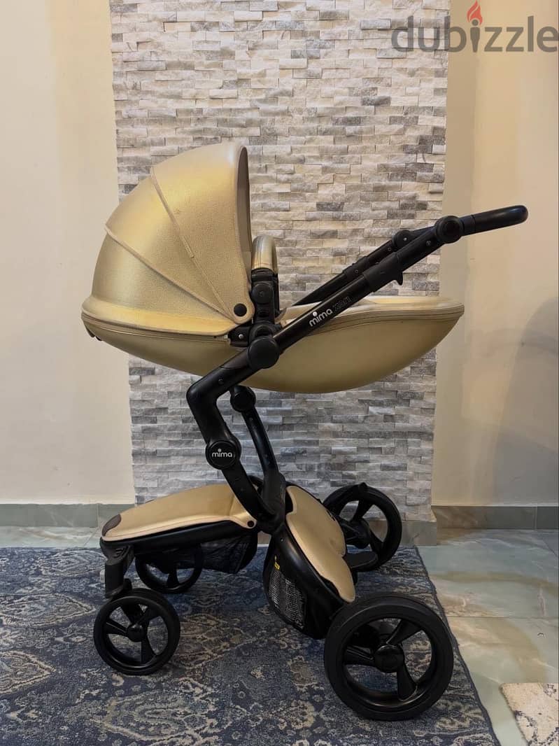 Champagne mima luxury stroller 2