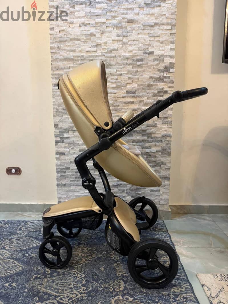 Champagne mima luxury stroller 4