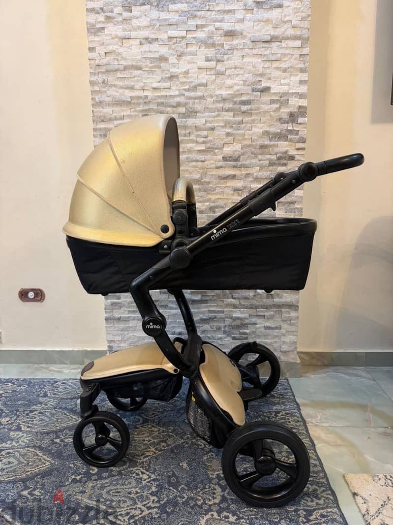 Champagne mima luxury stroller 5