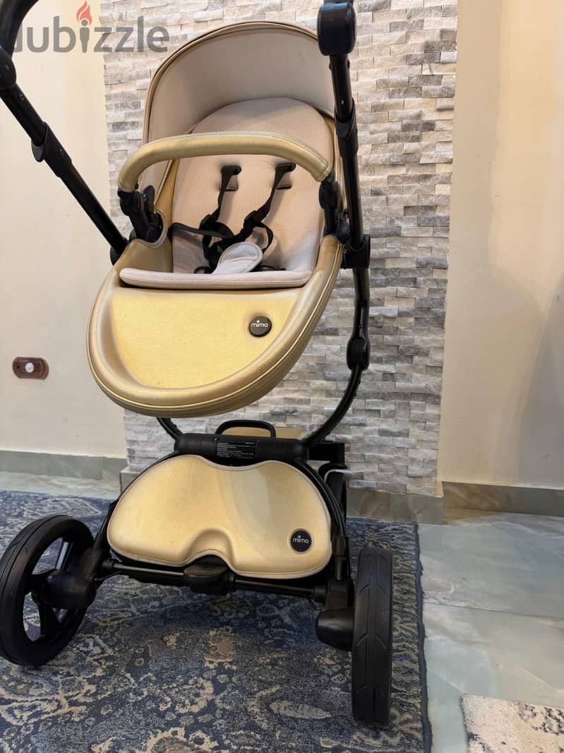 Champagne mima luxury stroller 7