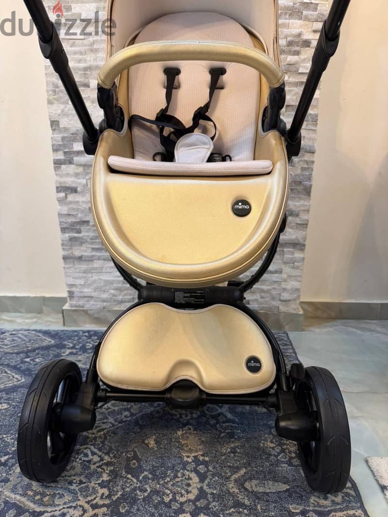 Champagne mima luxury stroller 8