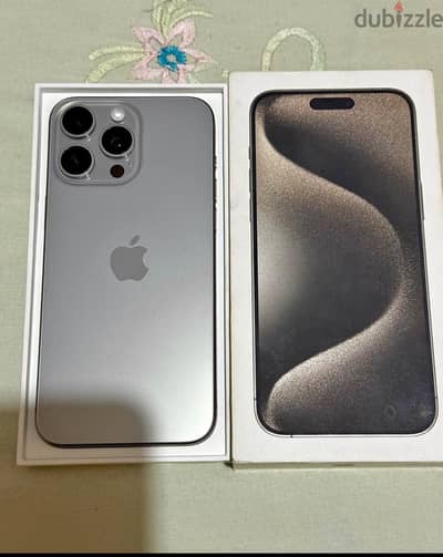 Apple - iPhone 15 Pro Max ( 256GB ) Natural Titanium