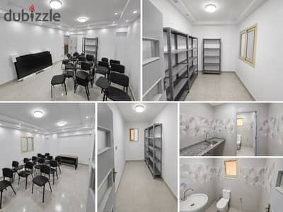 Office for rent 125 m Smouha Al-Riyada School Street