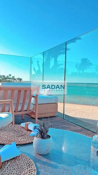 VIB chalet with triple view of sea, pool & landscape 2min to sea spot perfect for living or investment with the longest installment plan             .