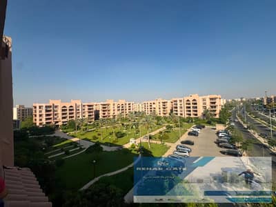 *للايجار فاضى بالرحاب  شقه ٤غرف نوم و٣حمام دبل فيو وايد جاردن وبسعر لقطه *