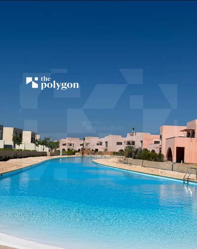 فيلا 4 غرف جاهزة بالفرش بفيو لاجون مزدوج في Playa Ghazala