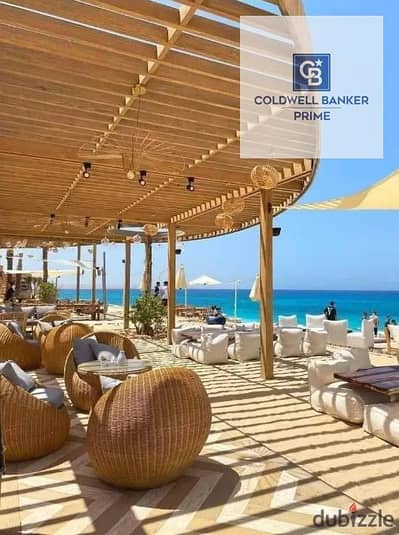 شقه 110م للبيع متشطبه بأقل مقدم ونظام سداد مريح في Sea Shore- Hyde Park – راس الحكمة - الساحل الشمالي - 2 غرف