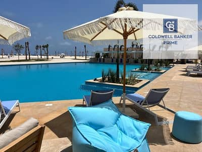 شقة 67 للبيع بتشطيب سوبر لوكس علي فيو البحر مباشره في Sea Shore by Hyde Park – رأس الحكمة – الساحل الشمالي | 2 غرف نوم