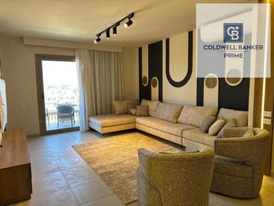 A unique opportunity for sale – a fully finished and furnished 142m² chalet with a direct view of the swimming pool inside Hacienda Bay – North Coast