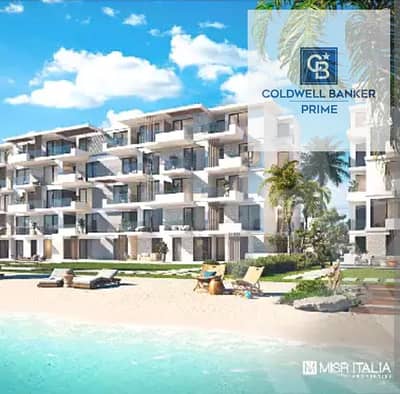 A distinctive 100m² chalet, fully finished, with a direct view of the lagoon, located within Solare Village – Sicily Phase – Ras El Hekma – North Coas