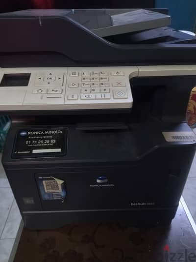 konica minolta bizhub 3622 مكنة طباعه وتصوير استعمال شهر فقط