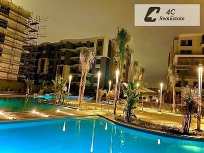 172m² apartment with open garden view at the lowest price in Palm Hills-Cleo, with a down payment and installments, featuring a unique layout