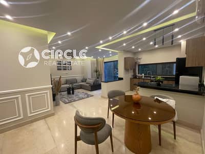 Ultra Lux Finishing 130m Apartment With 95m Private Corner Garden For Rent In Lake View Residence 5th Settlement New Cairo Near Golden Square & AUC