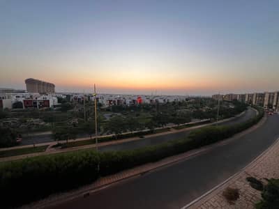 Turn-Key Luxury Upgraded Deal! 103 SQM 3rd Floor Apartment for Sale in B6 Madinaty (Full Villas & Main Street View)
