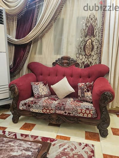 انتريه خشب زان بحالة ممتازه