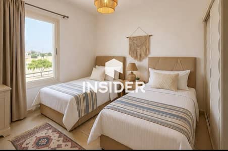 اميز تاون هاوس كورنر للإيجار اليومي في هاسيندا باي الساحل الشمالي 6 غرف نوم 5 حمامات غرفة ناني إيجار صيفي للعائلات