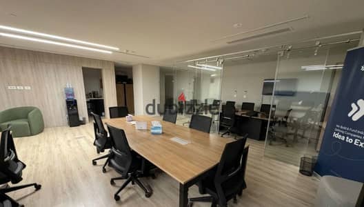 مساحه إداريه 158م مكيف للإيجار في اقوى مبنى اداري ب U VENUES التجمع الخامس