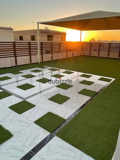 Furnished apartment for rent in Zahraa El Maadi, section eight, area 100m consisting of 2 rooms - bathroom - reception - kitchen, floor 5, there is an elevator, ultra-super lux finishing.