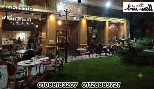 For rent, a 200m café with an outdoor terrace, furnished and equipped with all equipment and devices to the highest standard.