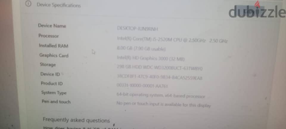 ( i5 ) dell latitude e6520 4
