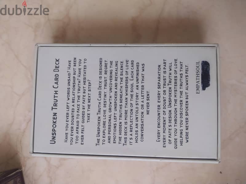 Unspoken truth cards 1
