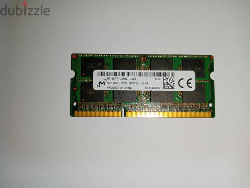 Ram pc3l 10600s 8GB for laptop 1