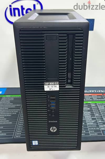 Hp Elitedesk 800 G2 tower - Intel Core i5-6500-16g RAM
