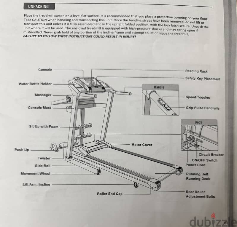 Treadmill Vigor ADT800V5 9