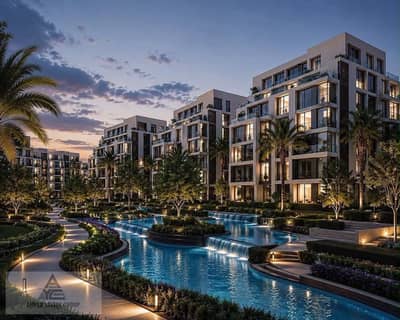 Apartment for sale 128 m in The Novalist Compound in Maqtam, 3 rooms, fourth floor, open view, next to the main gate and commercial area, down payment
