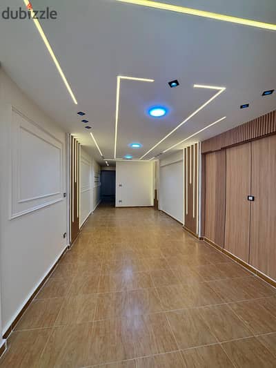 Apartment for sale on the seventh floor, 140 meters on a side street from 45 Bahri, 3 rooms, a bathroom, a kitchen, and a reception