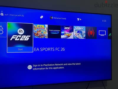بلايستيشن 4 للبيع بدراعات اوريجنال وألعاب اونلاين