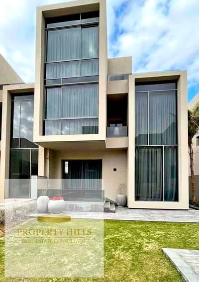 The most luxurious and distinctive compound villa with the highest community in the Waterway, available in installments, with a large area and a landscape view, villas only in the gathering.