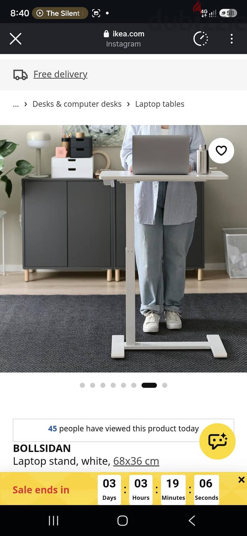 Hydraulic Laptop Desk 2