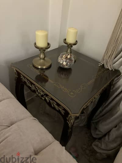 3 ترابيزات ماركتريه حالة ممتازة