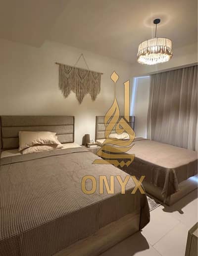 شاليه إيجار 102م ارضي بجاردن على حمام السباحة مباشرة في مراسي فايا بالساحل الشمالي - Marassi Faya in North Coast