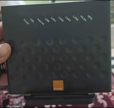 راوتر اورنج فائق السرعة VDSL الأسود زيرو لم يستعمل و يشتغل كل الشركات