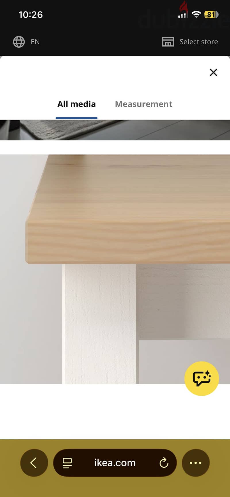 Ikea coffee table 2