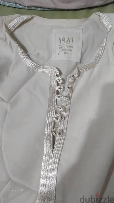 قفطان  او جلابيه اماراتى   براند Boutique  1981