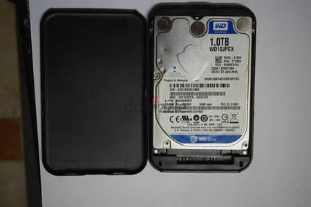 Western Digital HDD 2.5 1 Tb هارد لابتوب 1 تيرا + راكه
