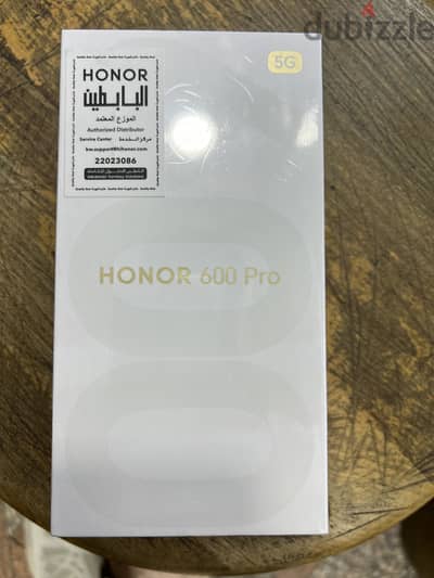 Honor 600 Pro 5G dual sim 512G Orang جديد متبرشم