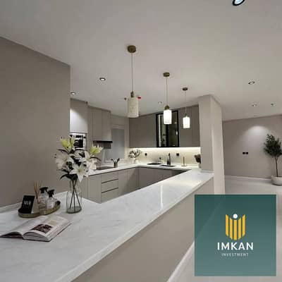 شقة للبيع بأقل مقدم وبالتقسيط علي اطول فترة سداد متشطبة جاهزه للمعاينه في كمبوند هايد بارك في قلب التجمع الخامس - قريب من كمبوند امورادا Hyde Park