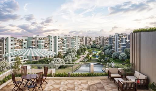 A stunning apartment available for immediate delivery near the American University and Hyde Park Square at the best price per meter in a fully serviced compound
