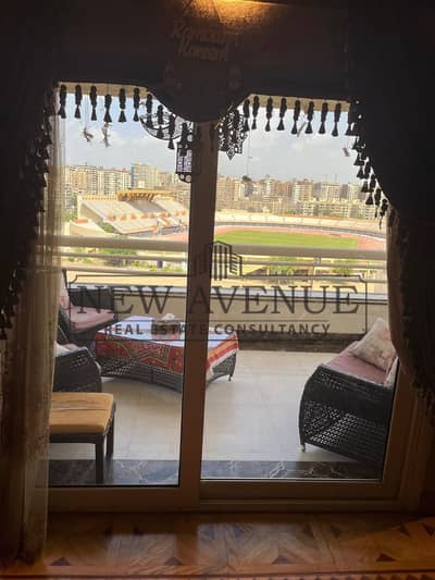 Fully finished apartment For sale at masr el gededa in front of el shams club open view ultra super lux the price is negotiable