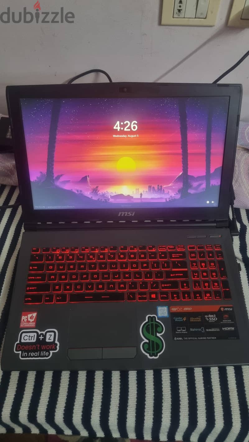 MSI gv62 8rd 1