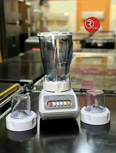 خلاط فريش الجامبو معاه مطحنتين ماتور نحاس ب ٨٥٠
