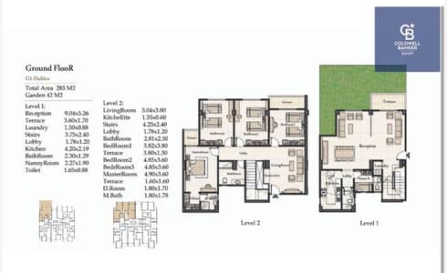 للبيع بأقل من سعر الشركة | دوبلكس بجاردن [285]م استلام فوري في كمبوند  The Icon Gardens | التجمع الخامس بجوار AUC