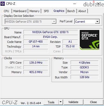 EVGA GeForce GTX 1050 Ti 4GB EVGA GeForce GTX 1050 Ti 4GB