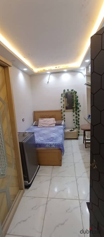 Studio for rent furnished single in the second neighborhood, the second block