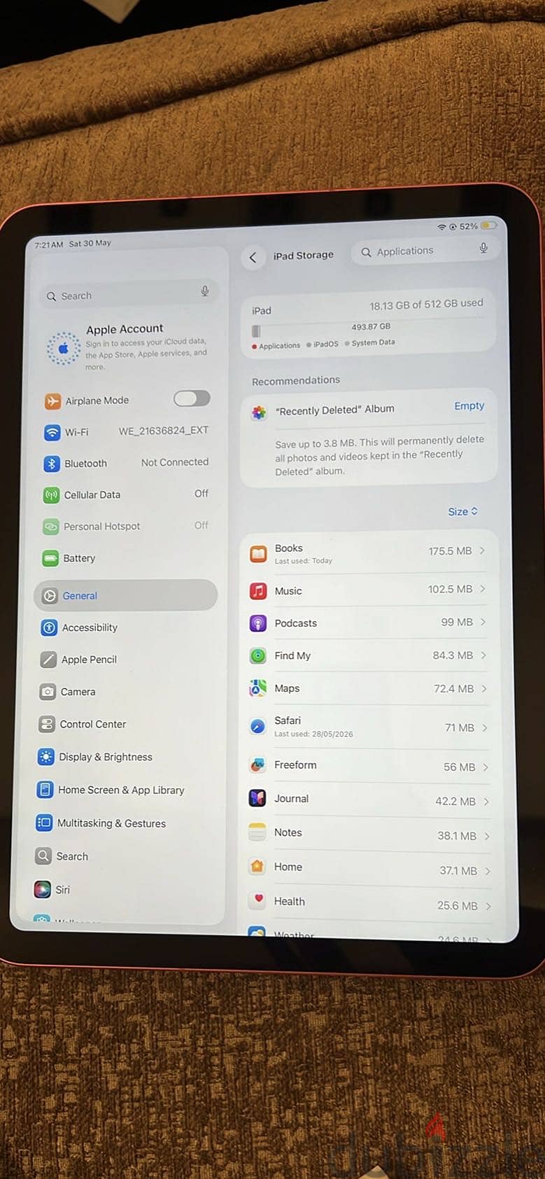 Ipad a16 11th gen 512gb 4