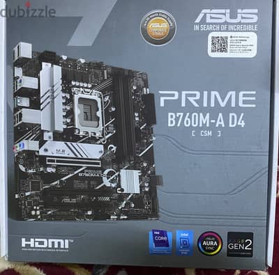 بروسيسور i5 14600k وبورد asus B760m ومبرد اتنين مروحه استعمال خمس شهور